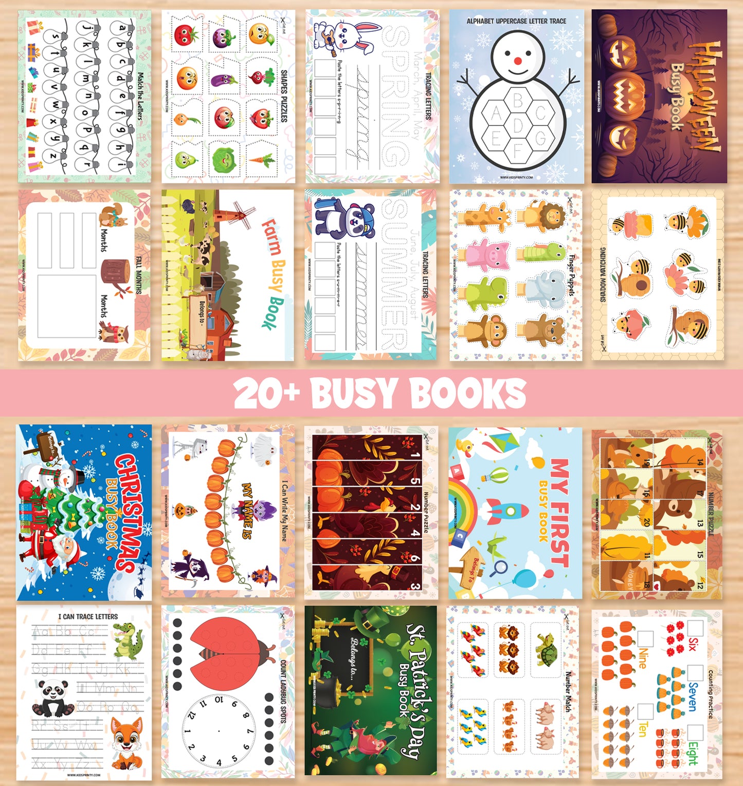 Kids Printable Activity Bundle (5000+ Pages)+ FREE 2 Bundles