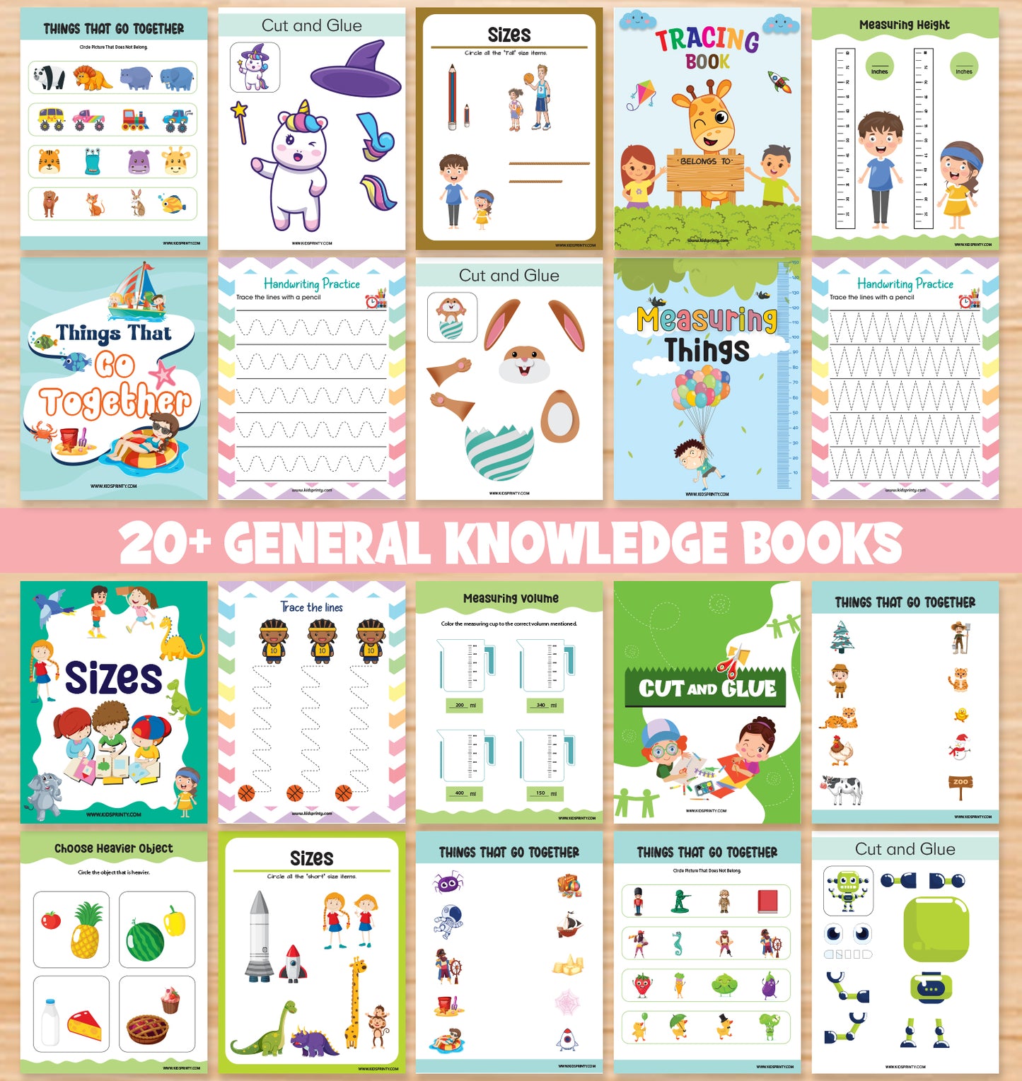 Kids Printable Activity Bundle (5000+ Pages)+ FREE 2 Bundles
