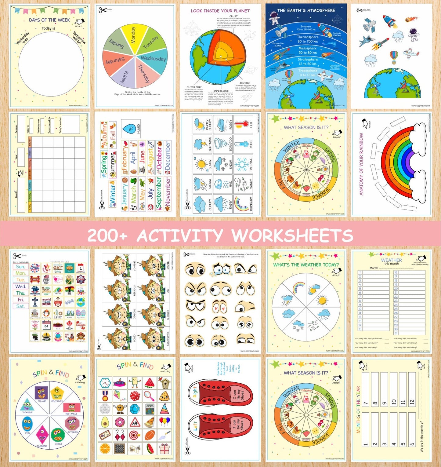 Kids Printable Activity Bundle (5000+ Pages)+ FREE 2 Bundles