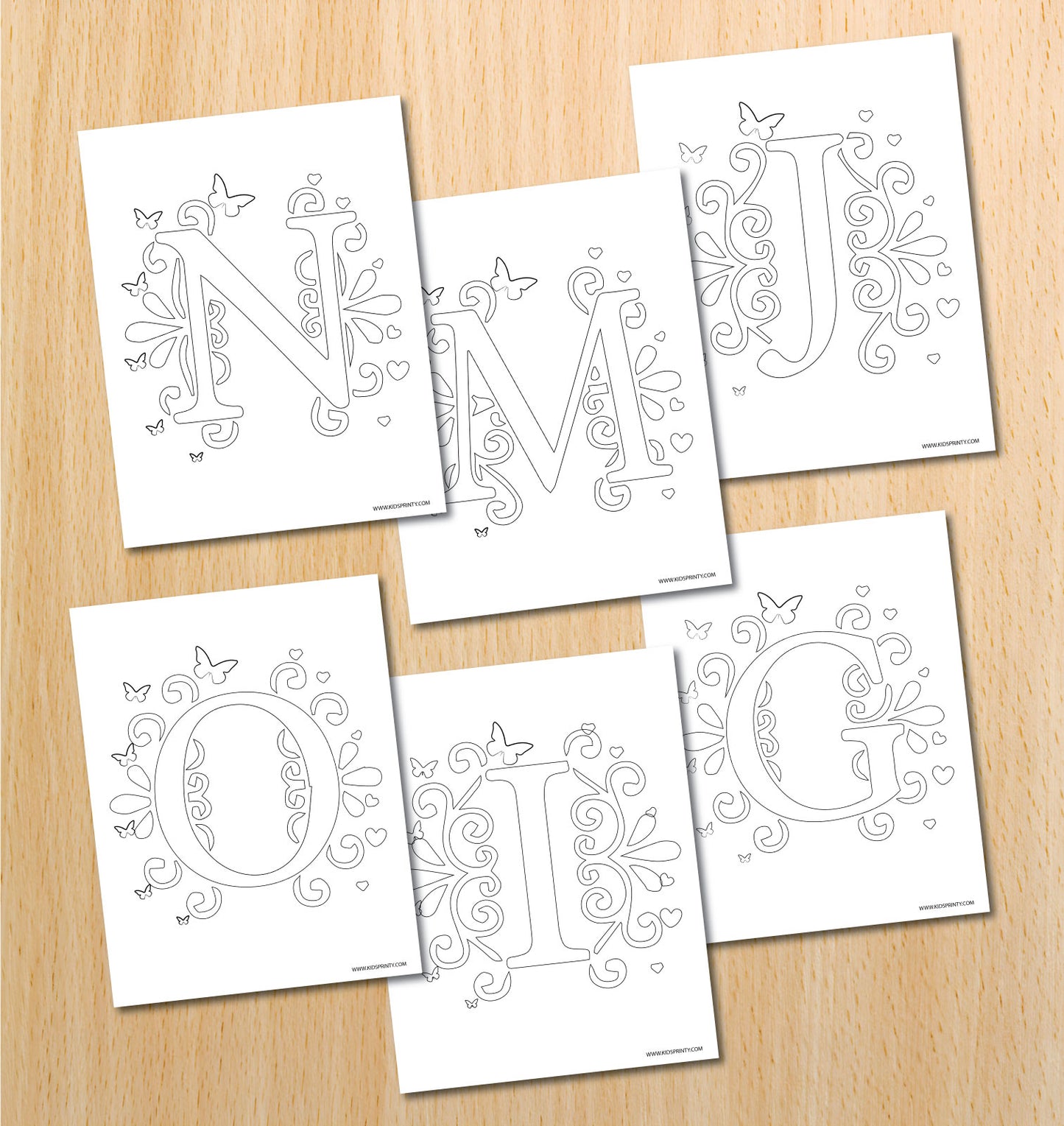 Alphabet Coloring Book (28 Pages)