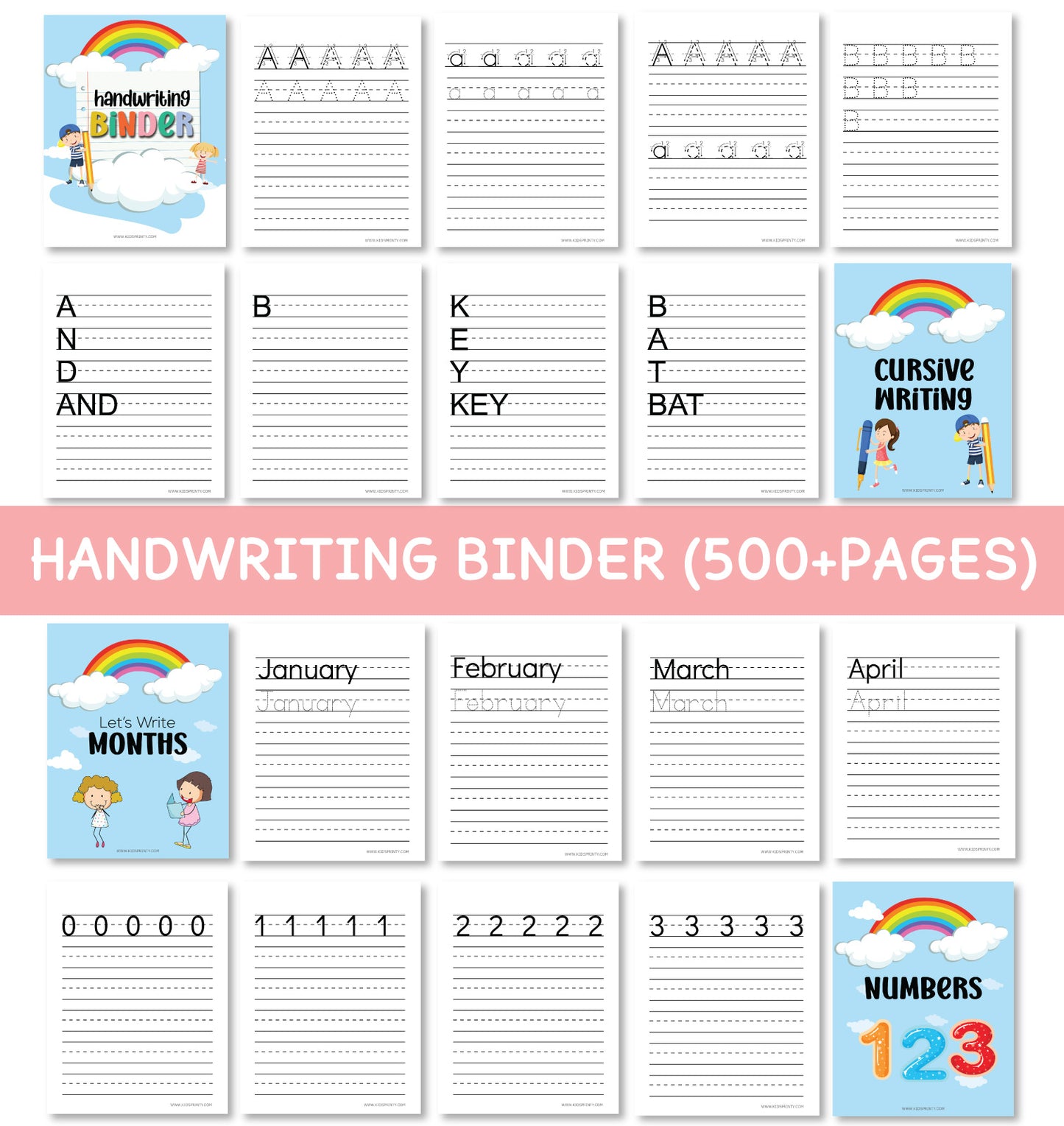 Kids Printable Activity Bundle (5000+ Pages)+ FREE 2 Bundles