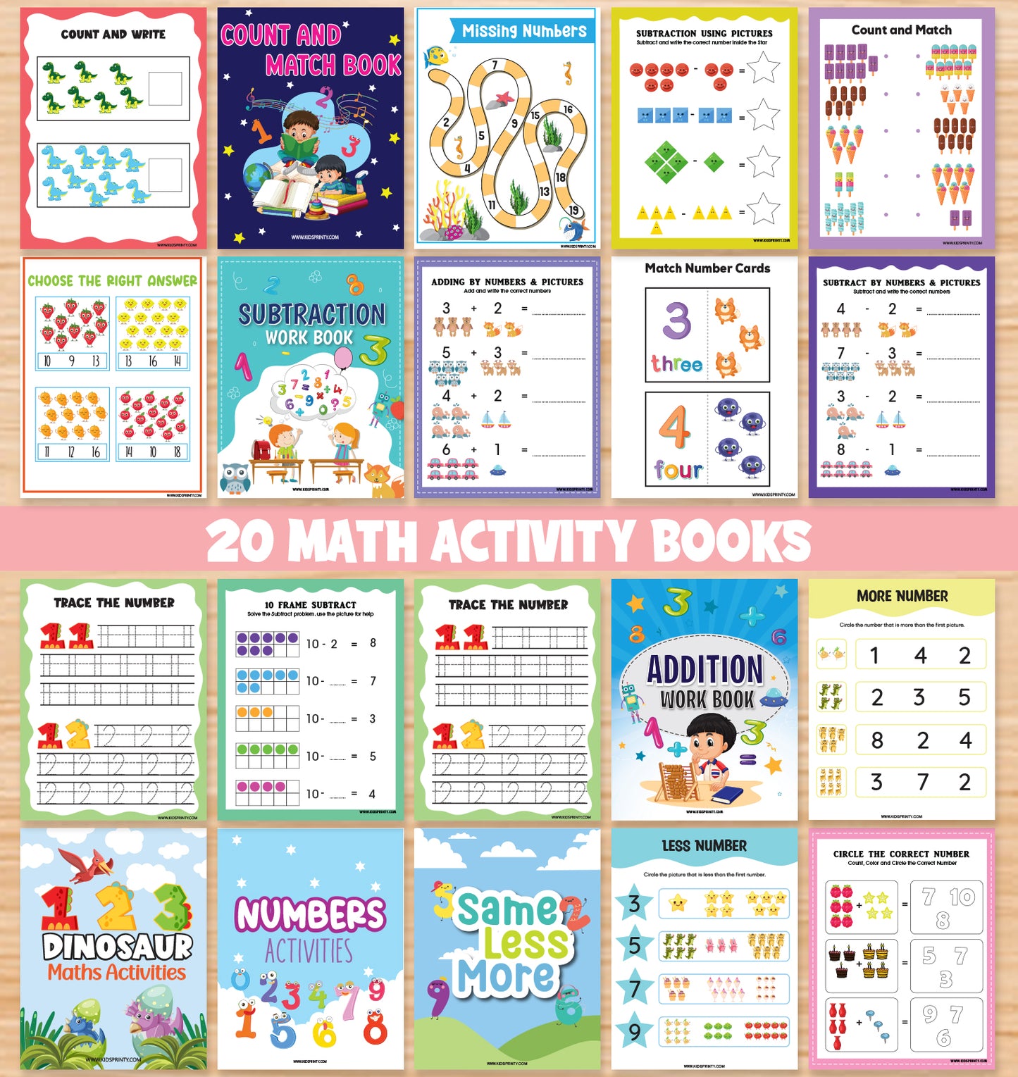 Kids Printable Activity Bundle (5000+ Pages)+ FREE 2 Bundles