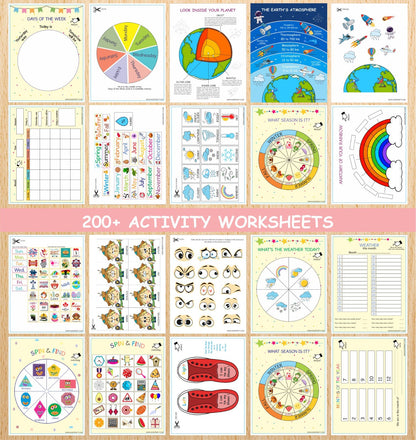 Kids Printable Activity Bundle (5000+ Pages)+ FREE 2 Bundles