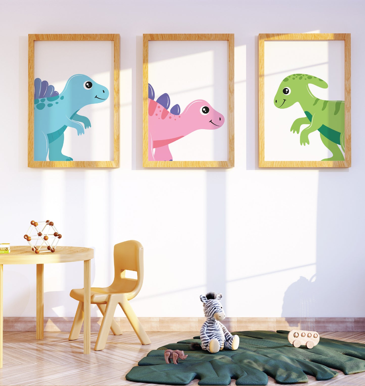 Baby Dinosaur Wall Art Set (6 Pages)