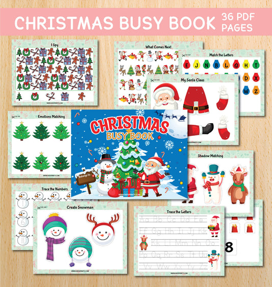 Christmas Busy Book (36 Pages)