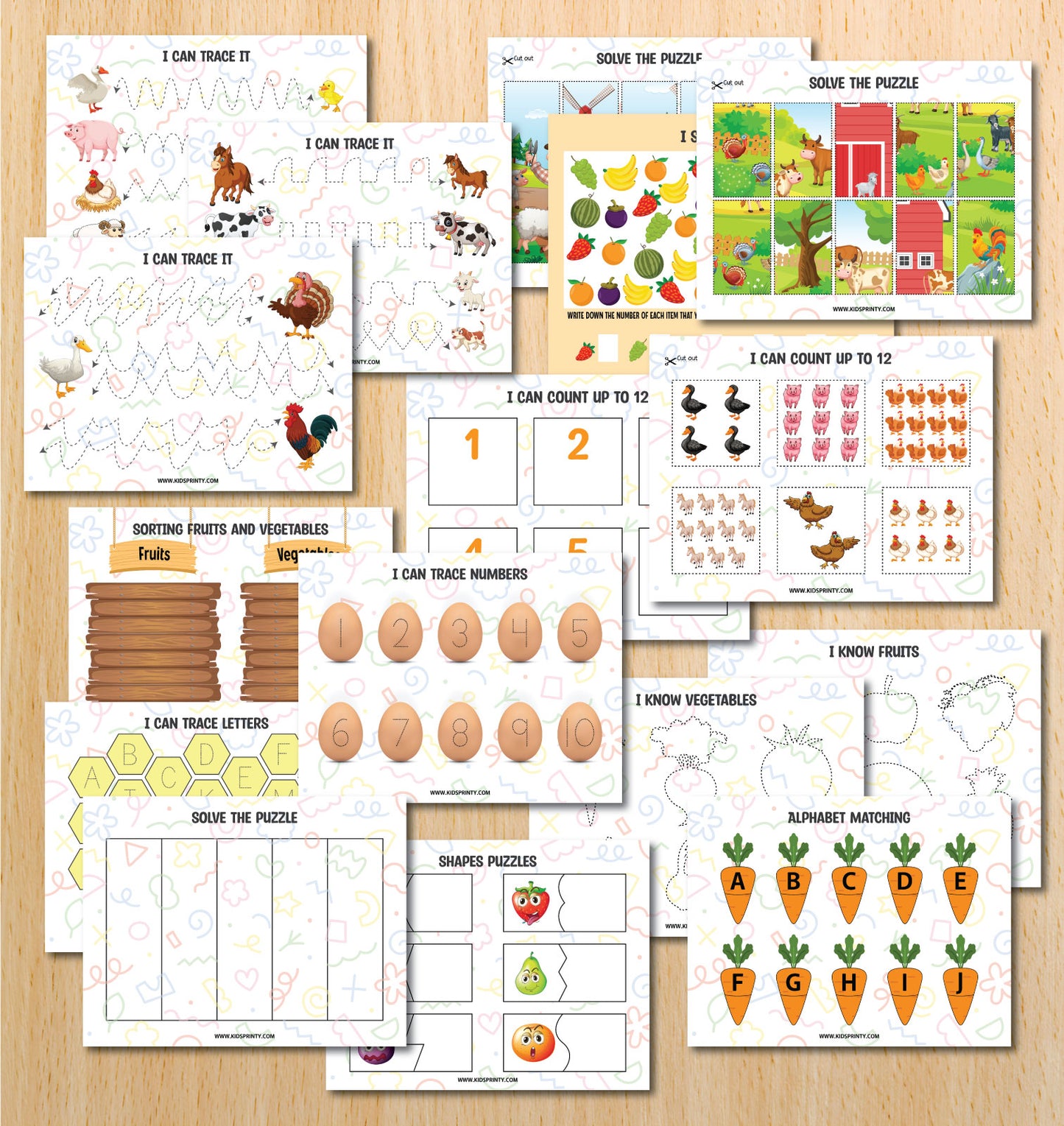 Farm Animals Busy Book (48 Pages)