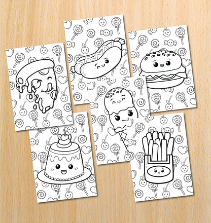 Foods Coloring Book (14 Pages)