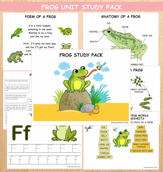 Frog Unit Study Pack (13 Pages)