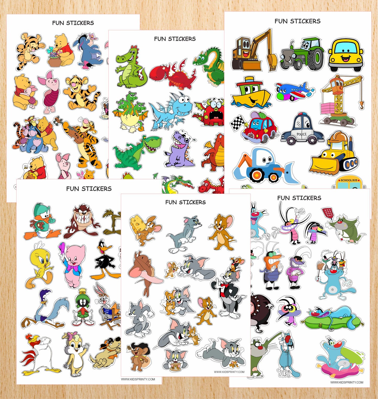 Kids Stickers Bundle (1500+ Stickers)