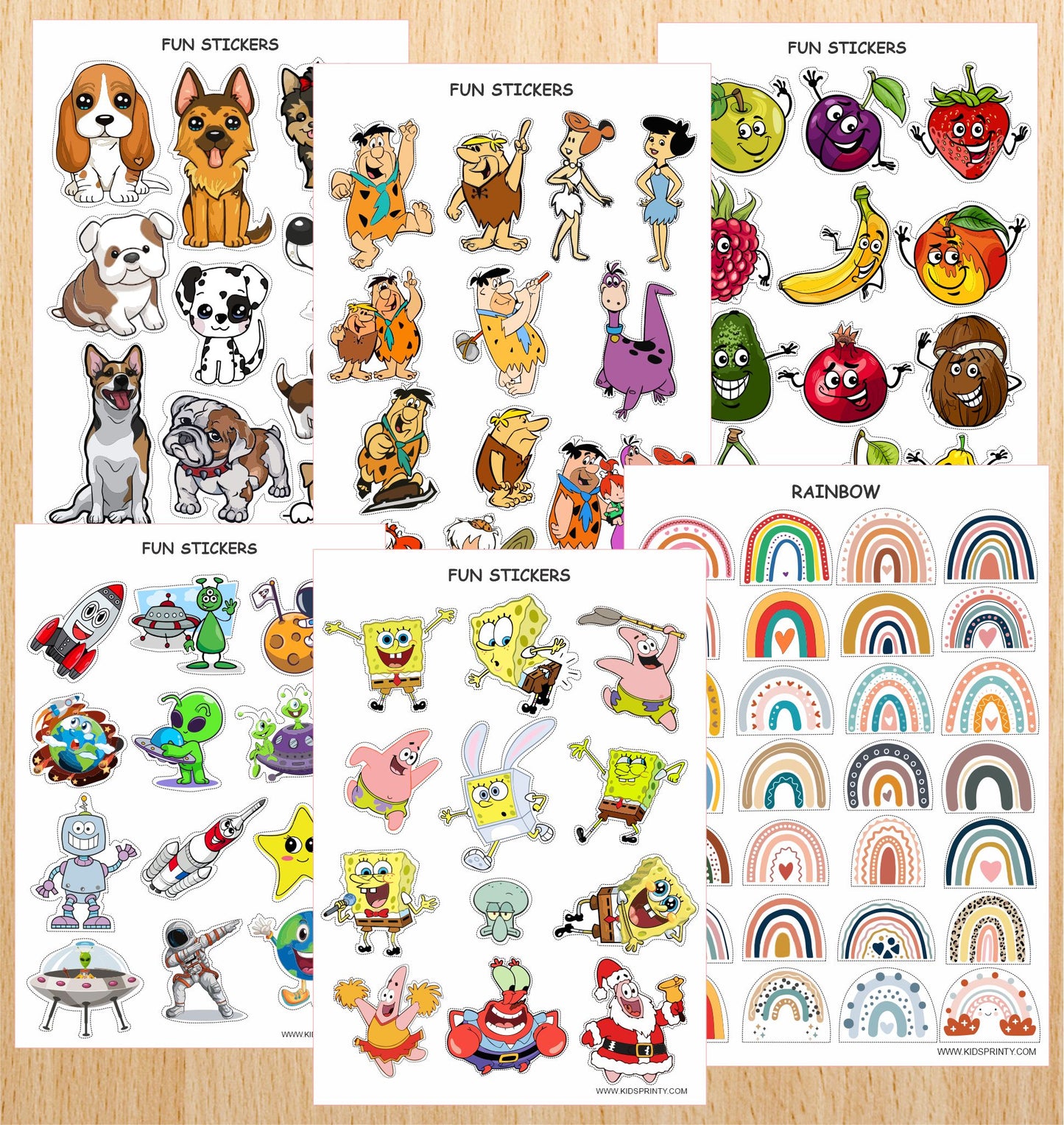 Kids Stickers Bundle (1500+ Stickers)