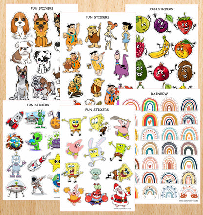 Kids Stickers Bundle (1500+ Stickers)