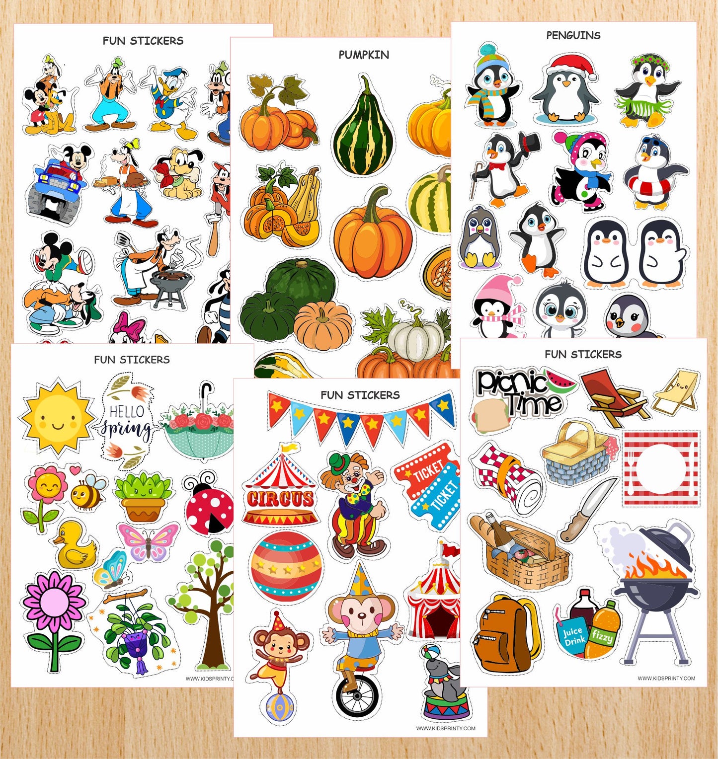 Kids Stickers Bundle (1500+ Stickers)