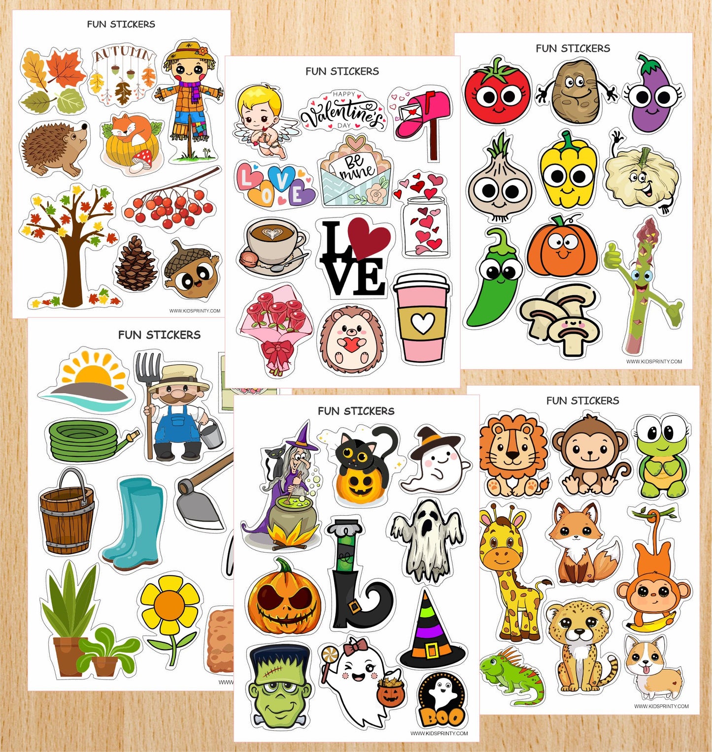 Kids Stickers Bundle (1500+ Stickers)