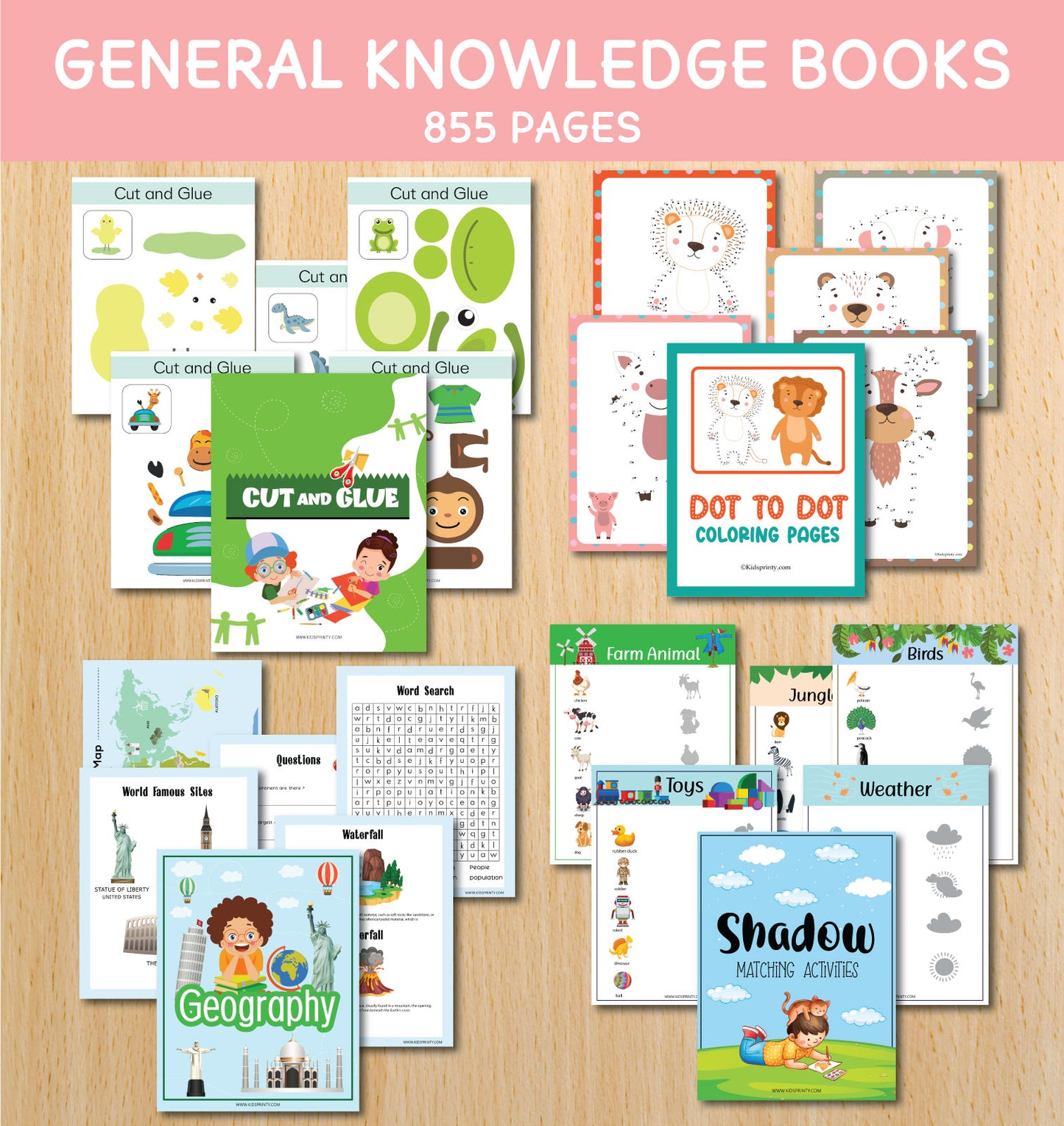 General Knowledge Books Bundle (855 Pages)