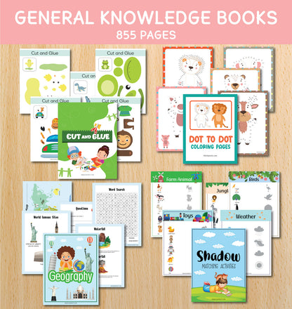 General Knowledge Books Bundle (855 Pages)