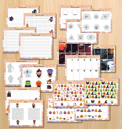 Halloween Busy Book (38 Pages)