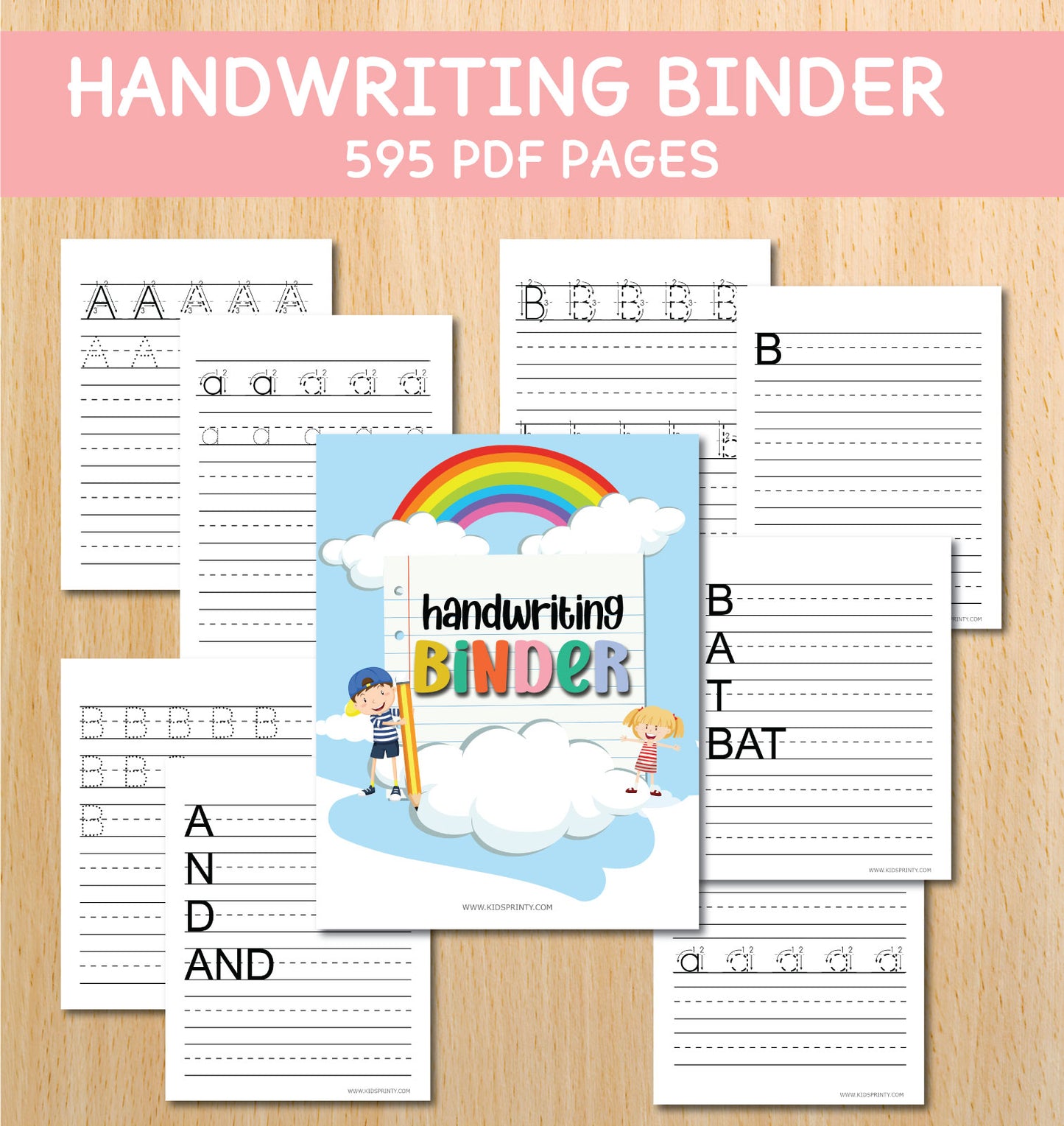 Handwriting Binder (595 Pages)