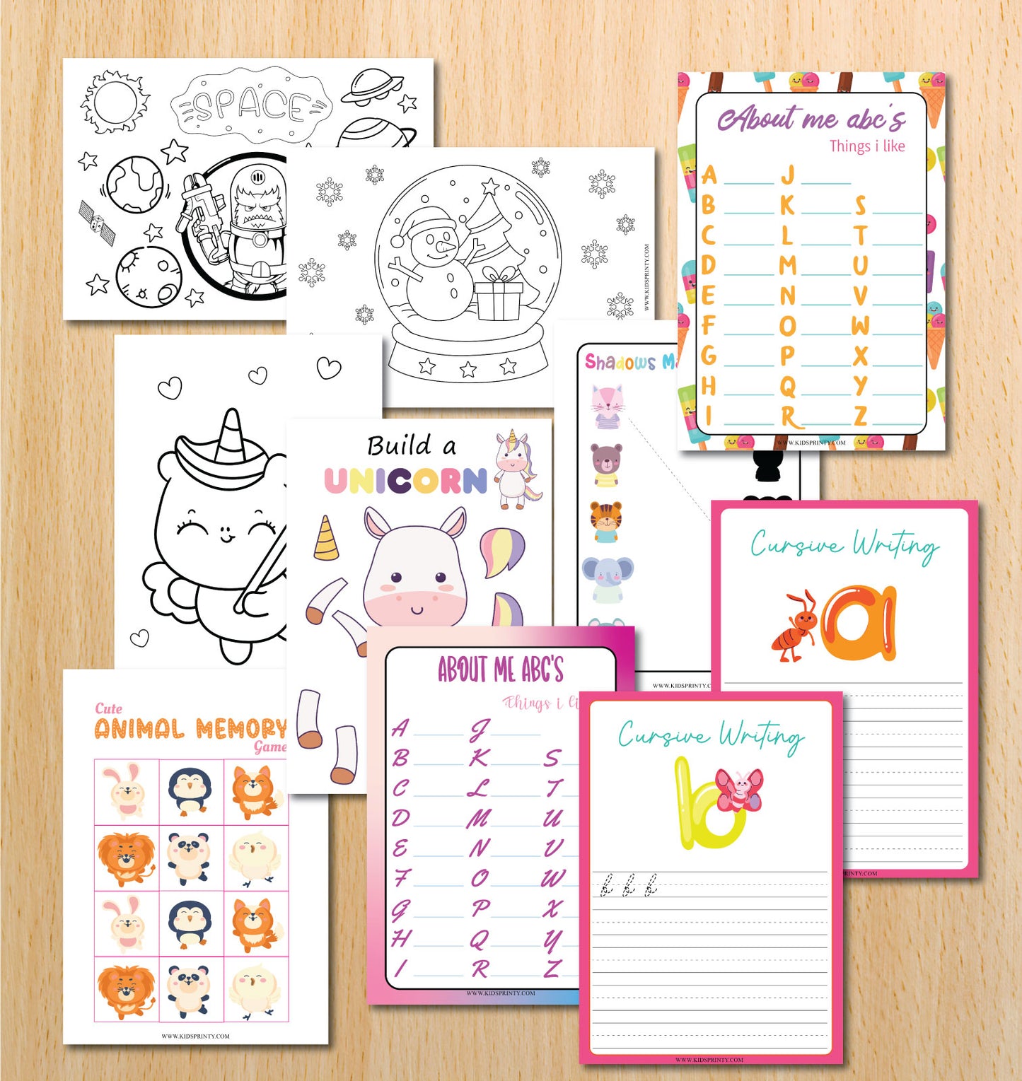 Kids Educational Activity Binder (260+ Pages)