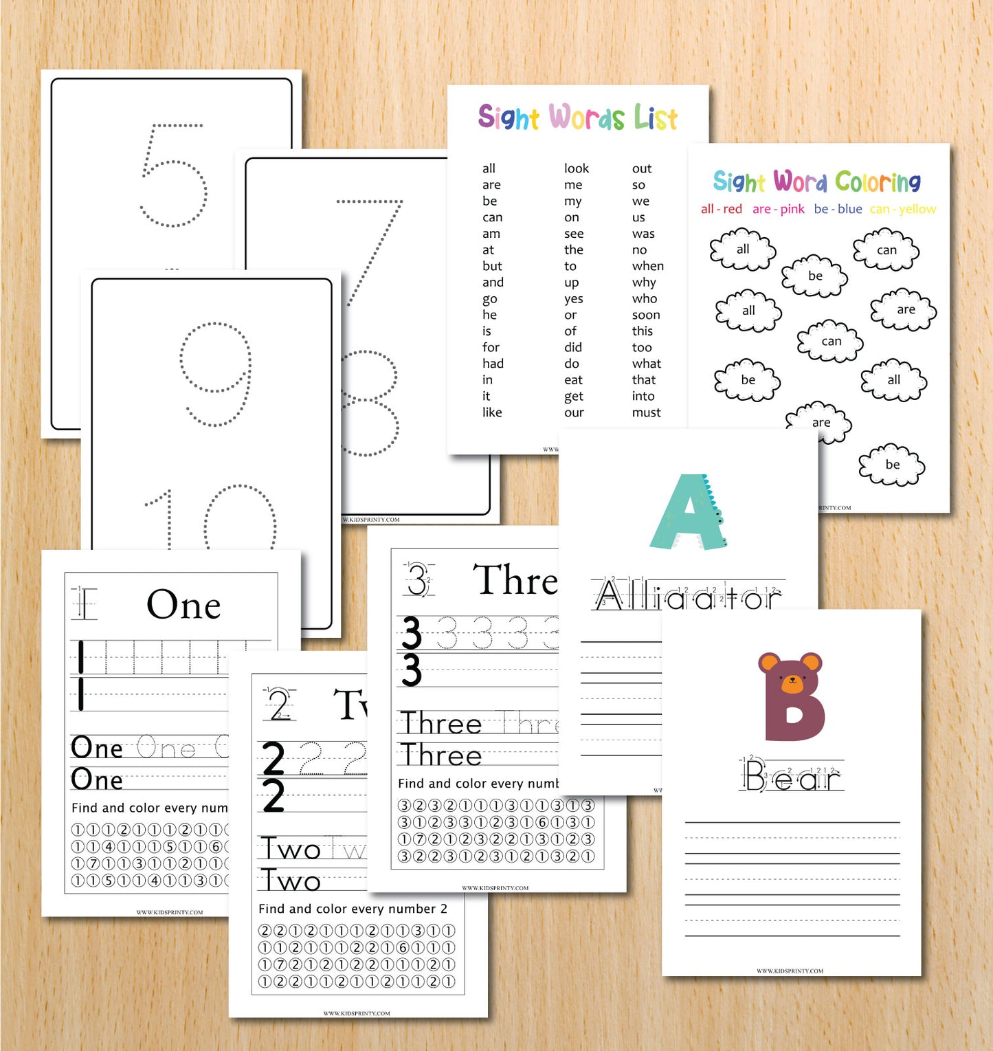 Kids Educational Activity Binder (260+ Pages)