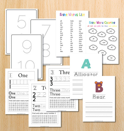 Kids Educational Activity Binder (260+ Pages)