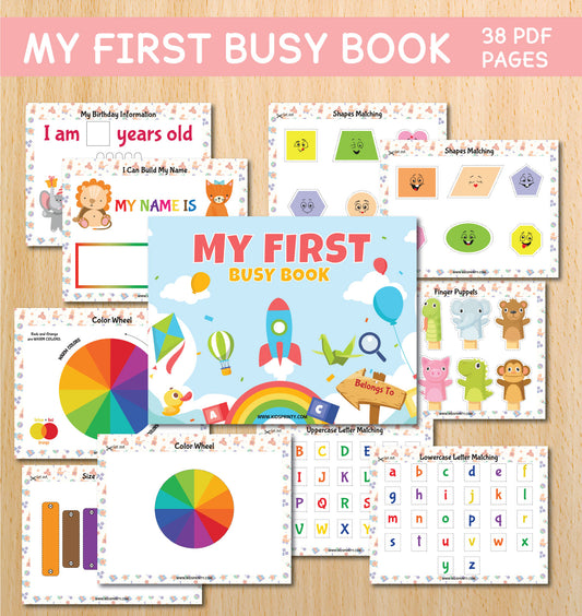 My First Busy Book (38 Pages)