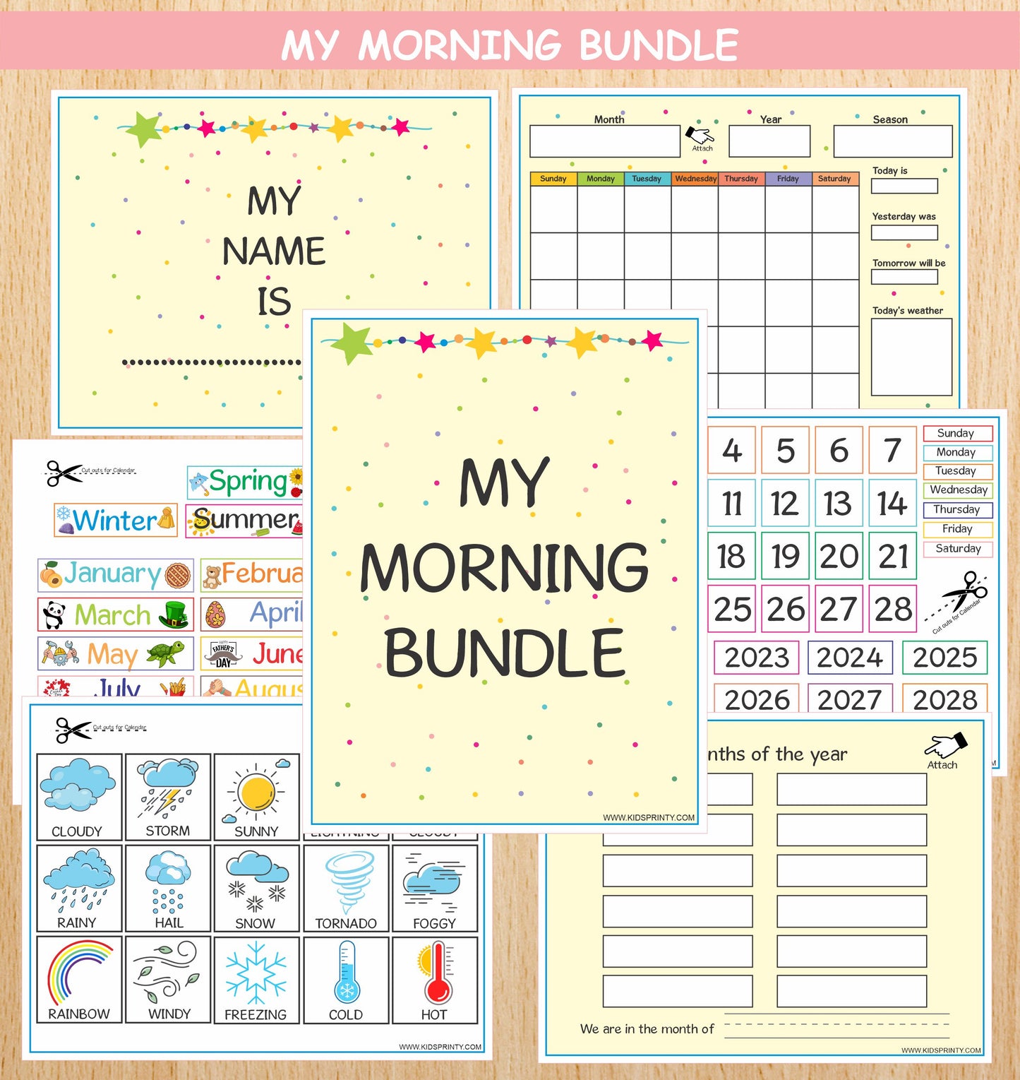 My Morning Bundle Activity (25 Pages)