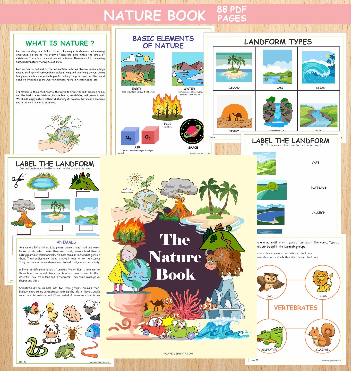 Nature Journal Busy Book (88 Pages)