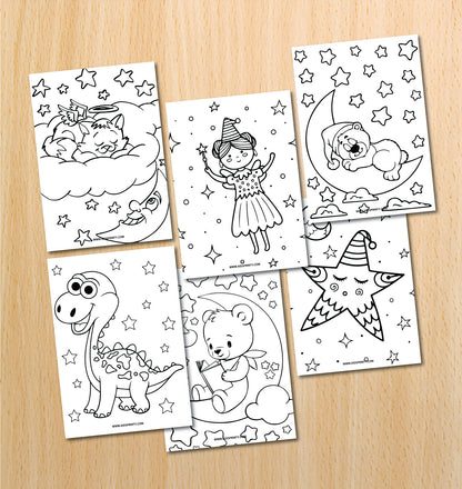 Night Coloring Book (52 Pages)