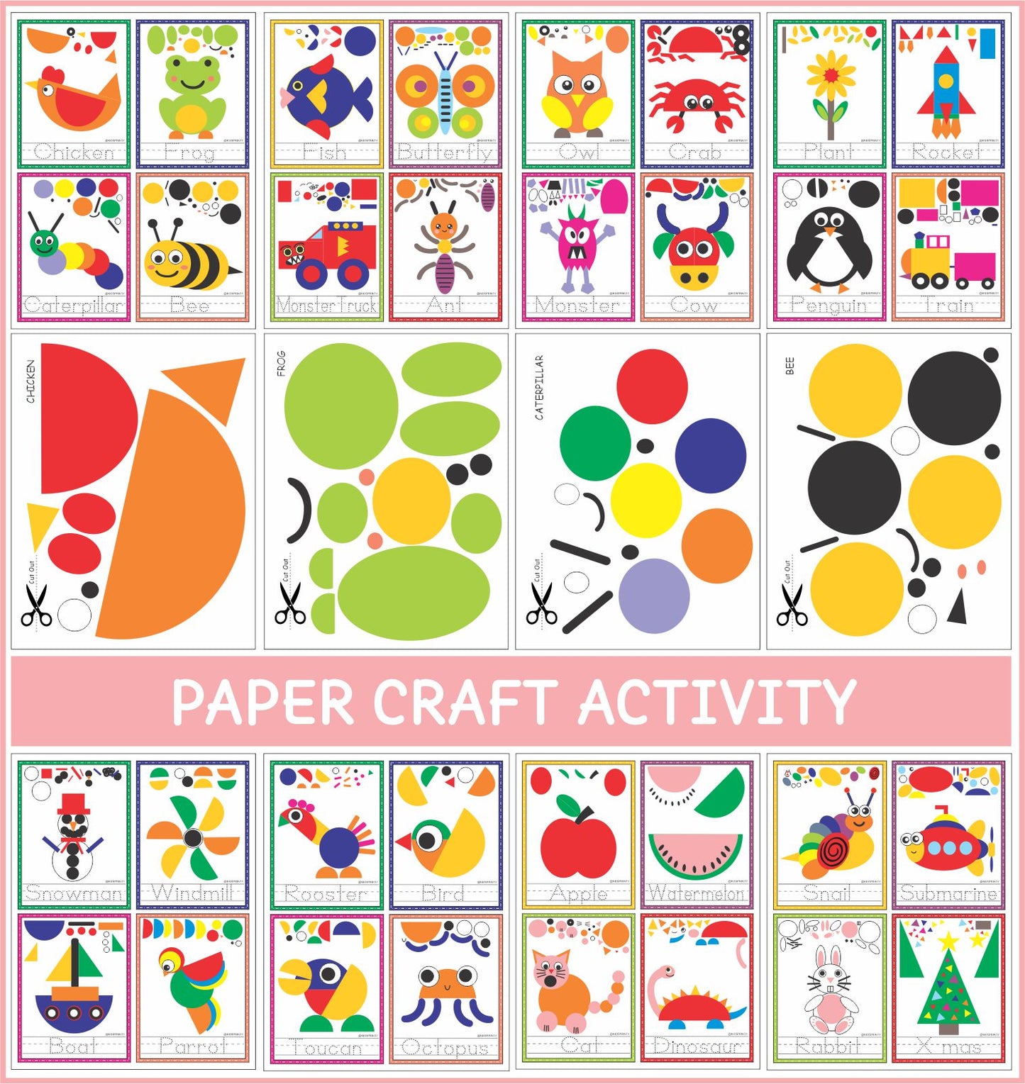 Kids Learning & Activity Mega Printable Bundle