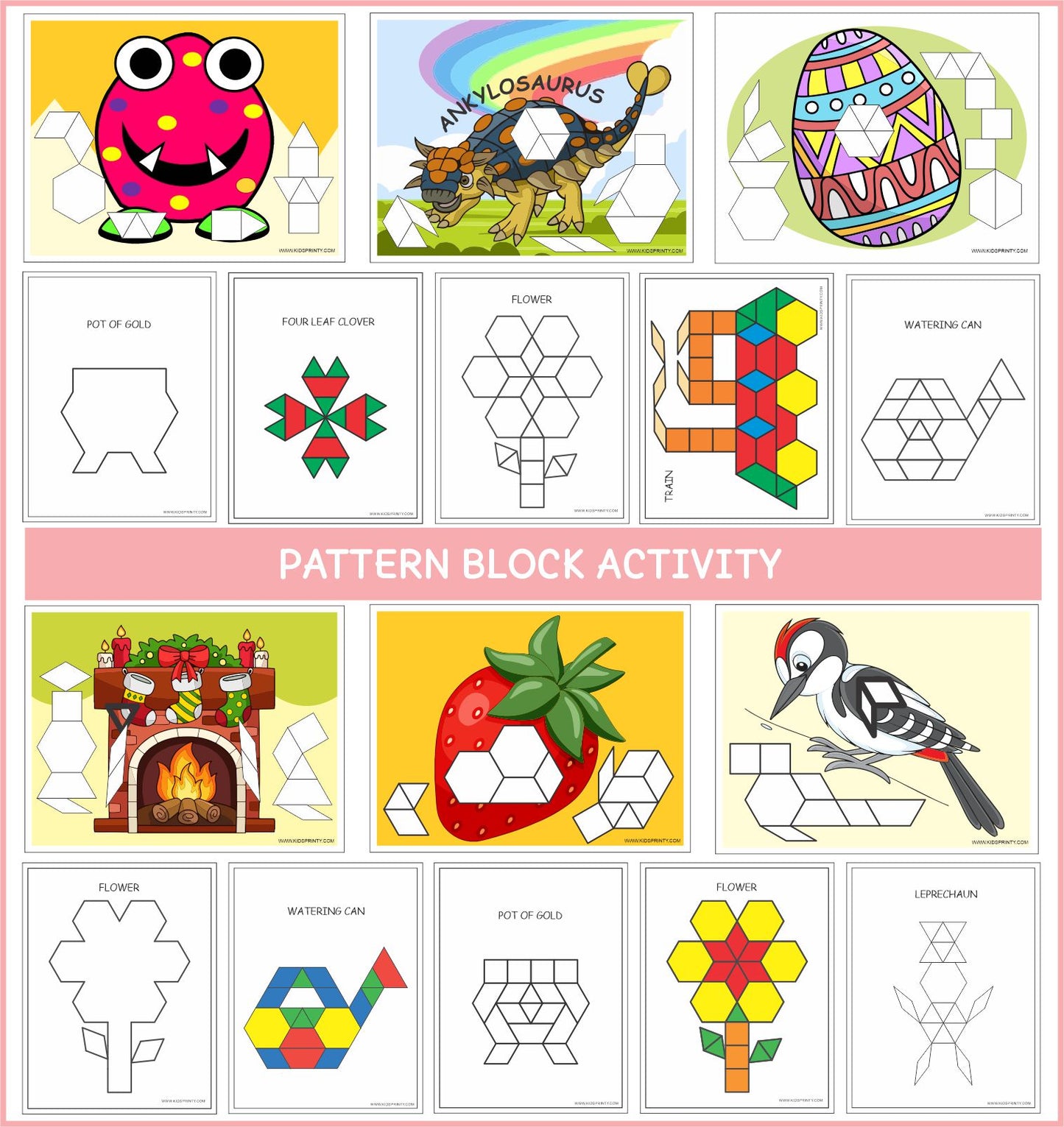 Kids Learning & Activity Mega Printable Bundle