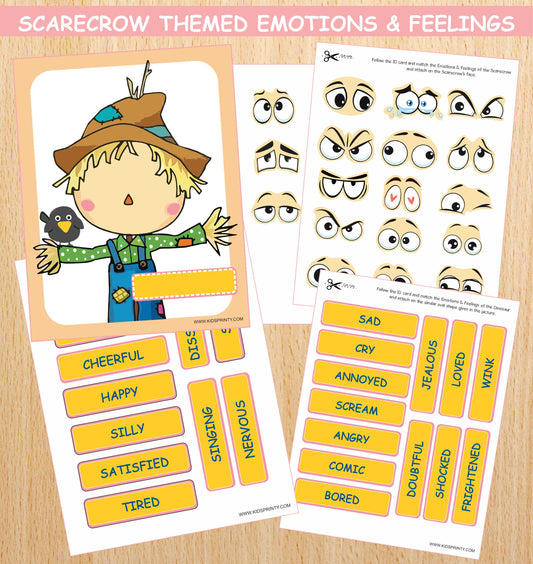 Scarecrow Emotion Activity Sheets