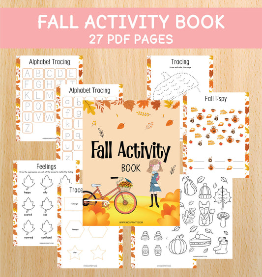 Fall Activity Book (27 Pages)