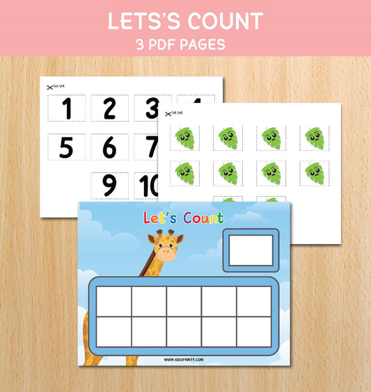 Let’s Count Activity Sheets