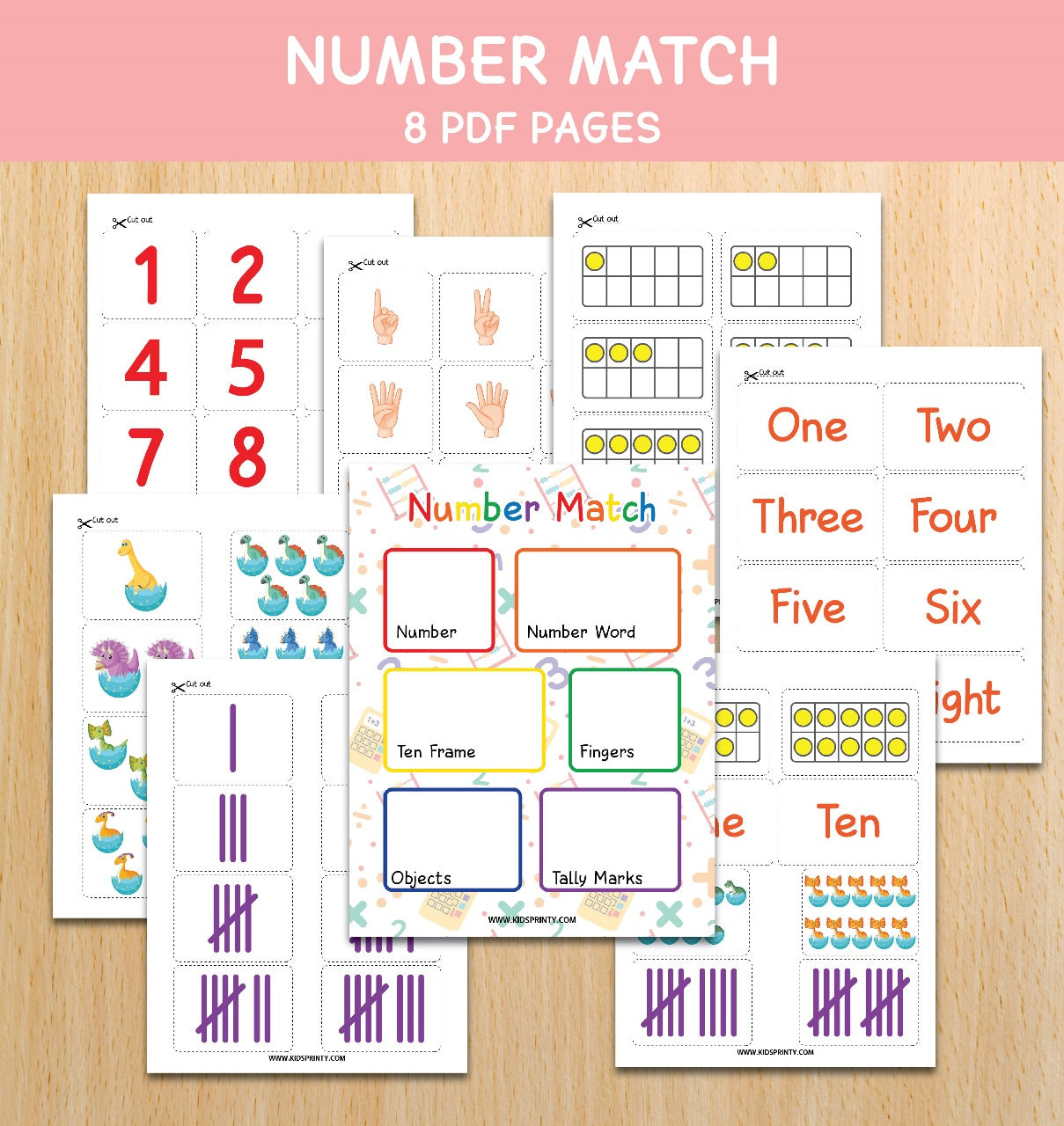 Number Match Activity Sheets