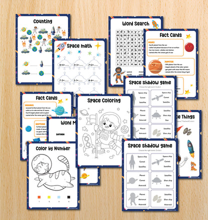 Space Activity Book (31 Pages)