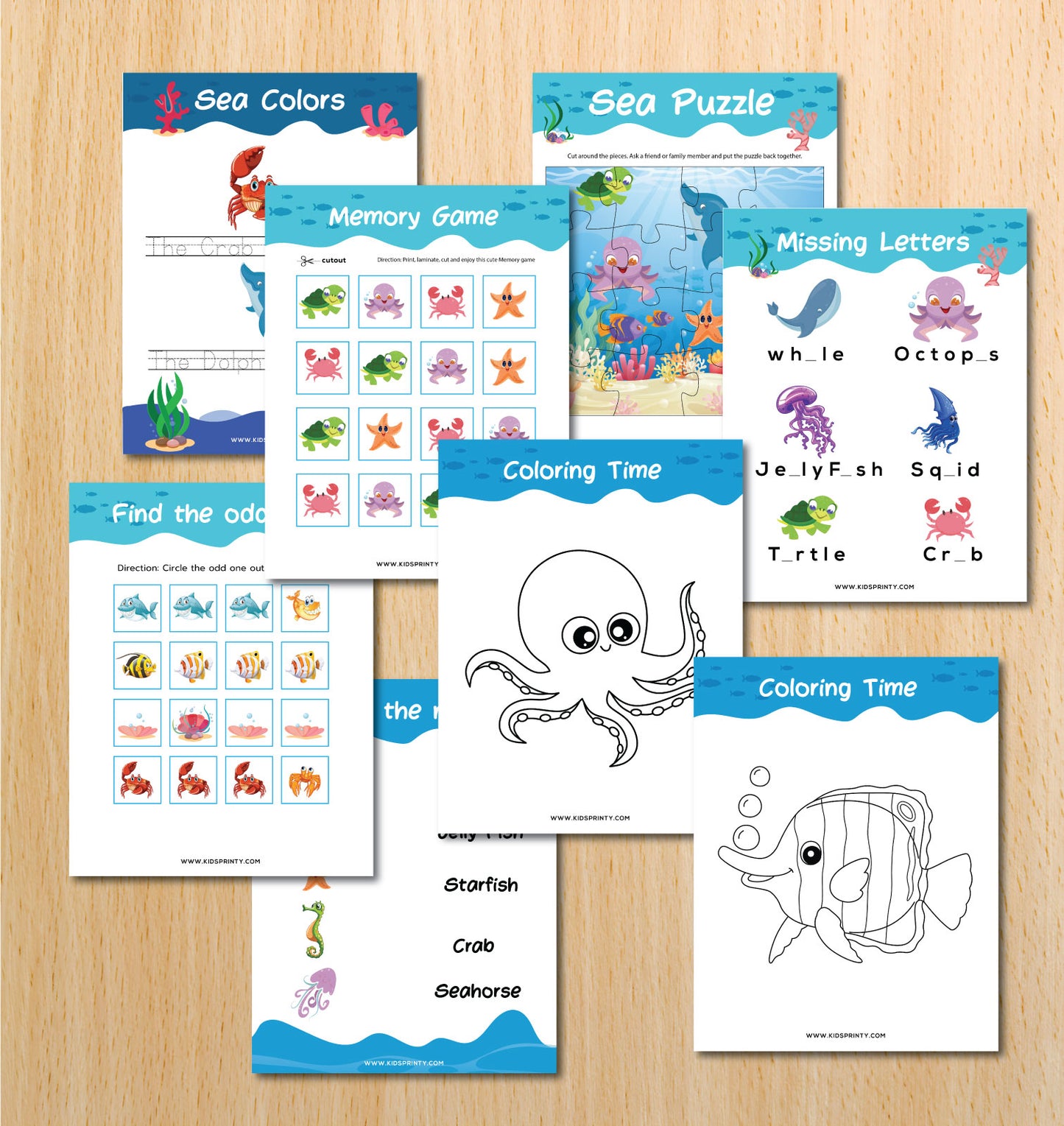 Under Water Activity Book (32 Pages)