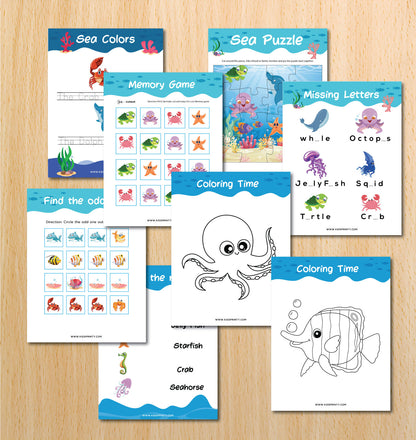 Under Water Activity Book (32 Pages)